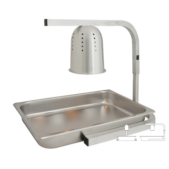 Infrared food heater Metal